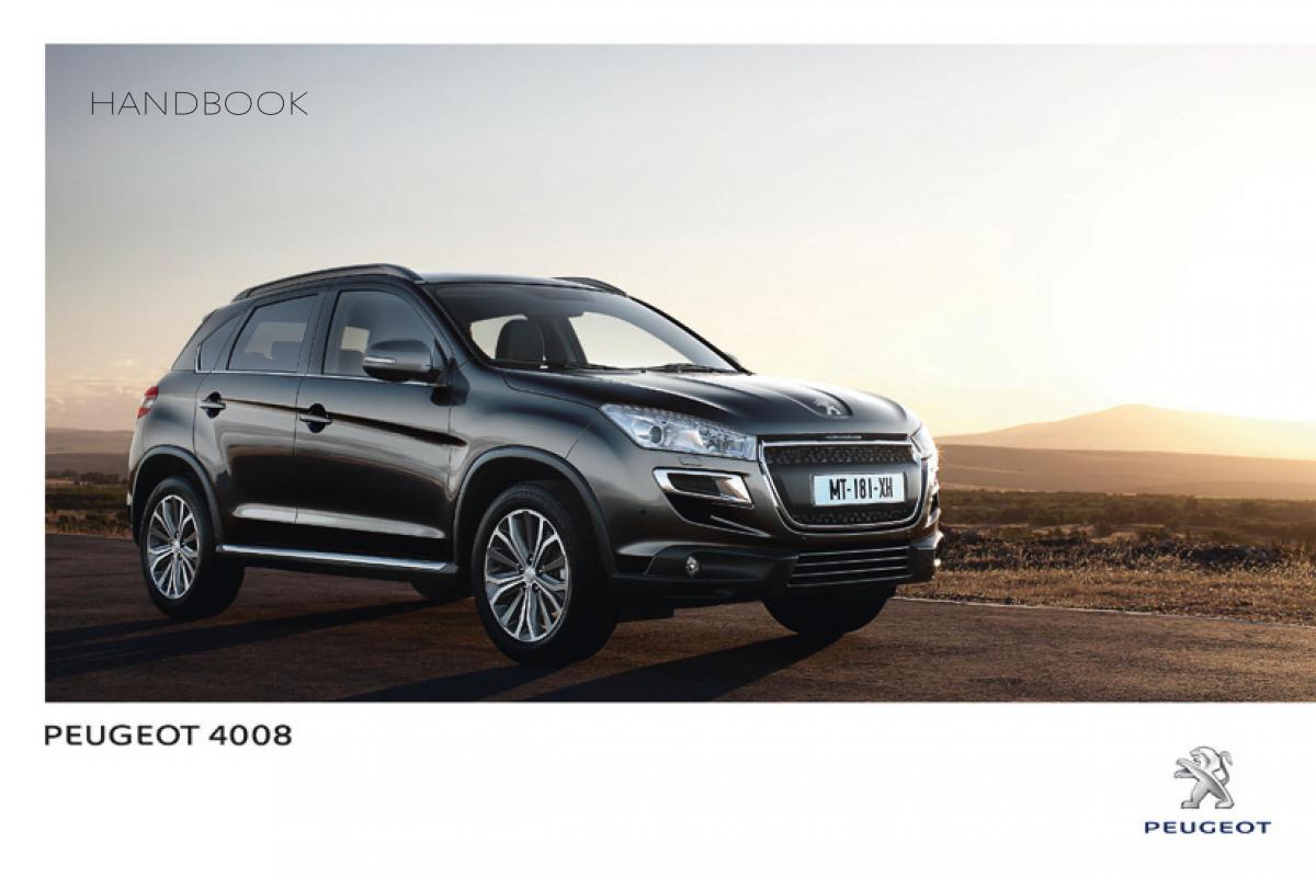 manual  Peugeot 4008 owners manual / page 1