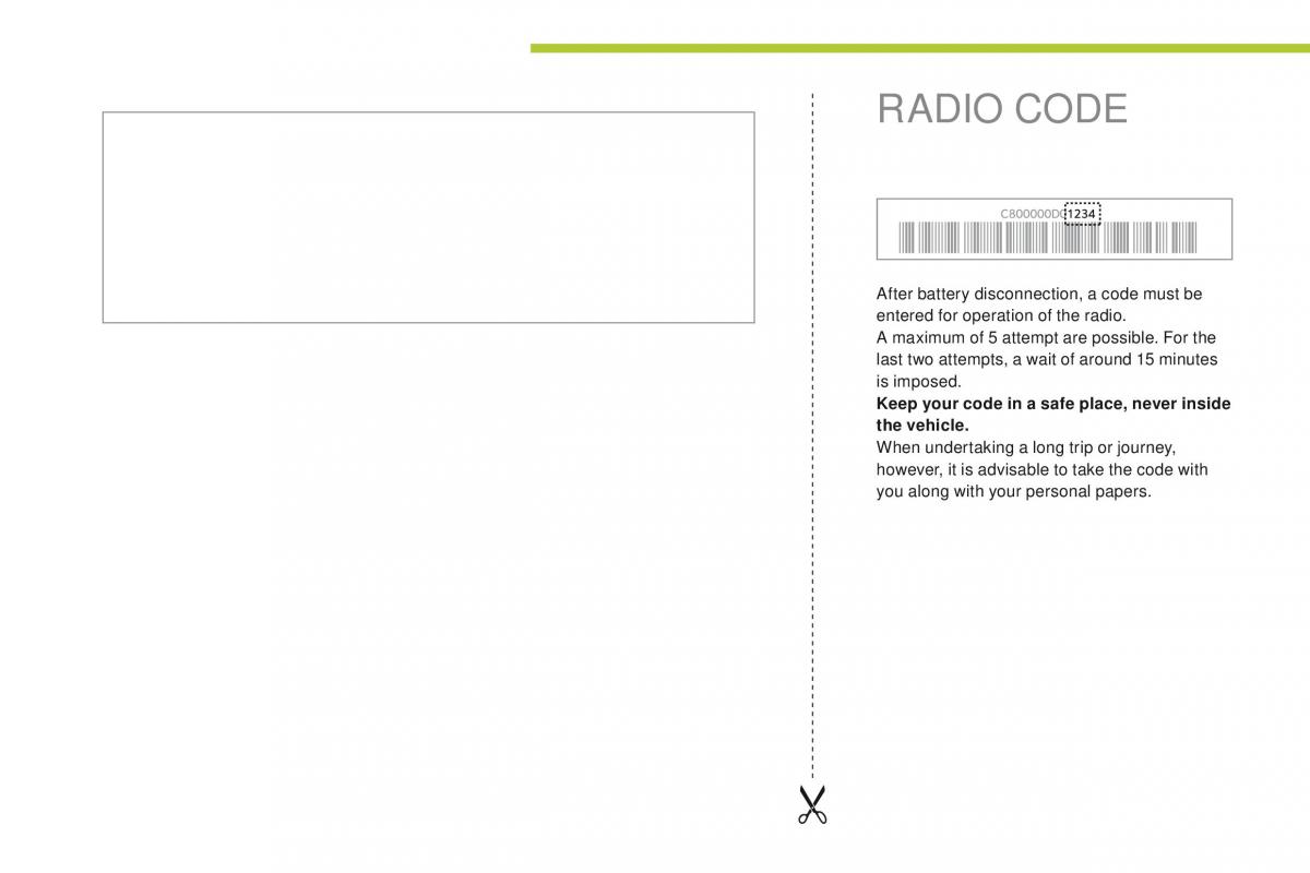 Peugeot iOn owners manual / page 174