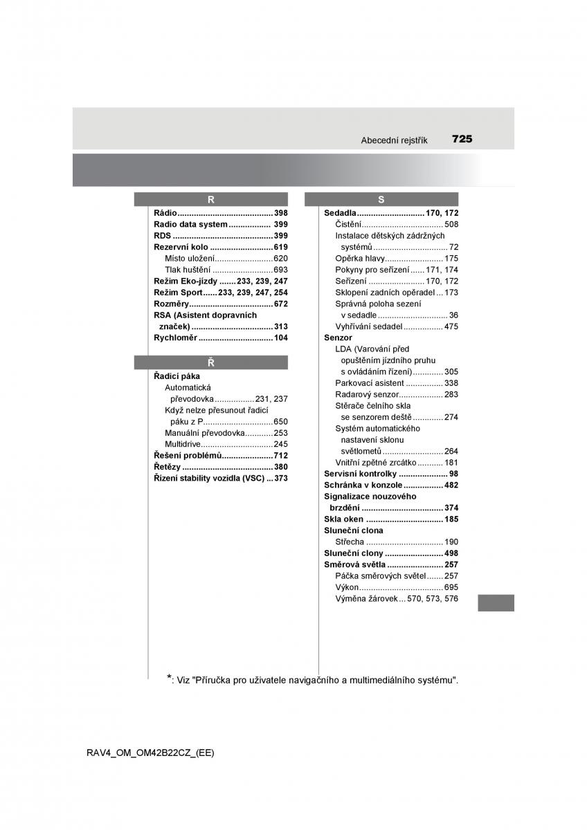 Toyota RAV4 IV 4 navod k obsludze / page 725