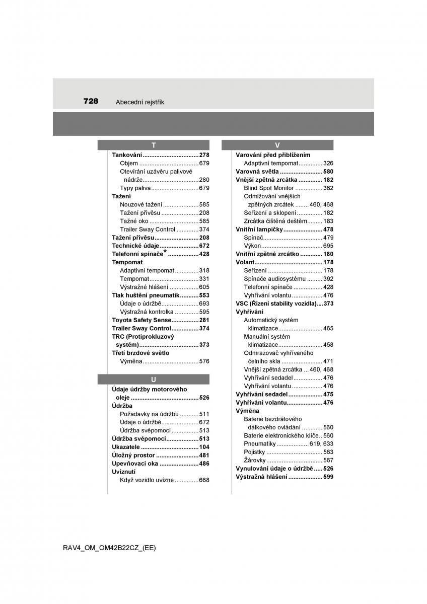 Toyota RAV4 IV 4 navod k obsludze / page 728