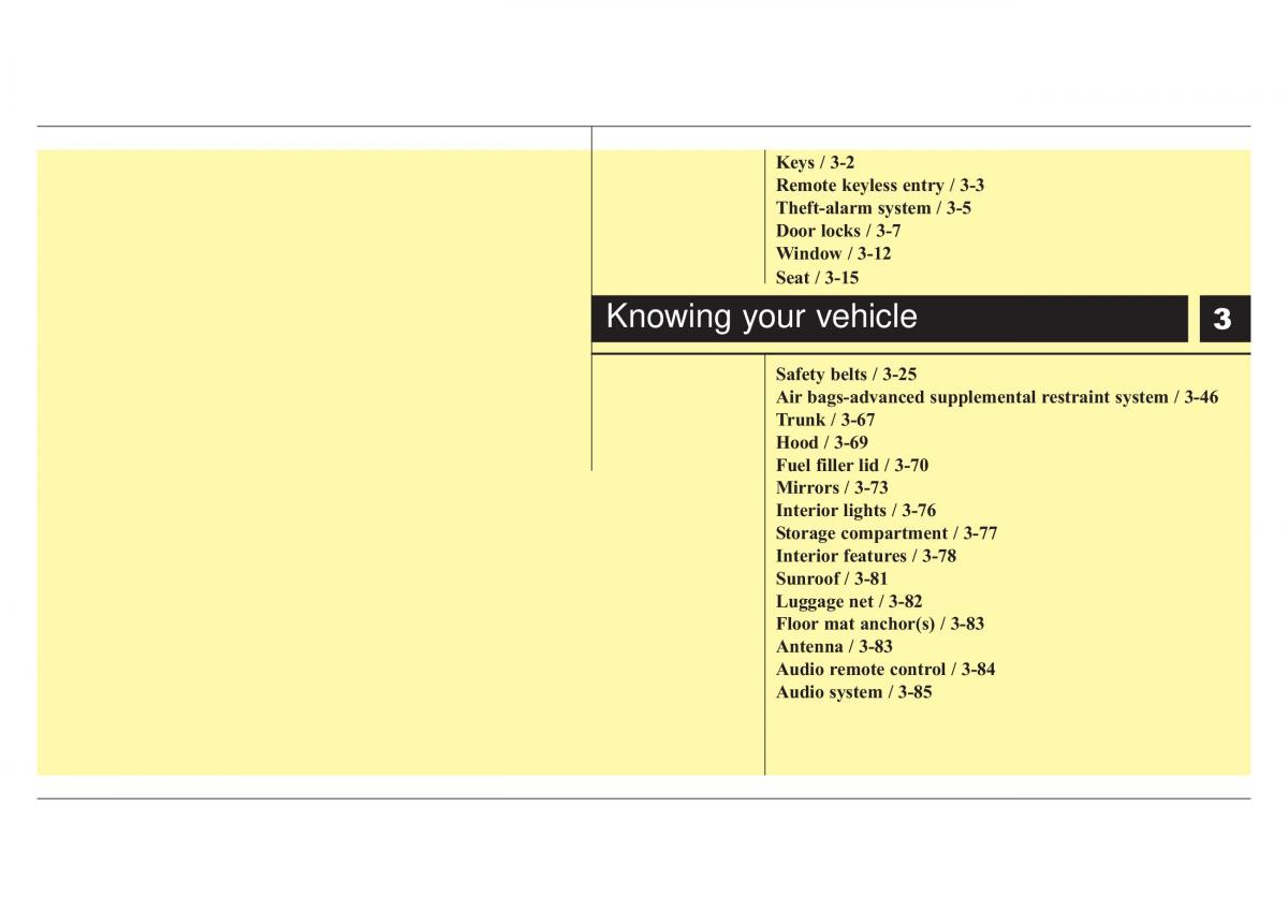 KIA Rio Pride DE owners manual / page 14