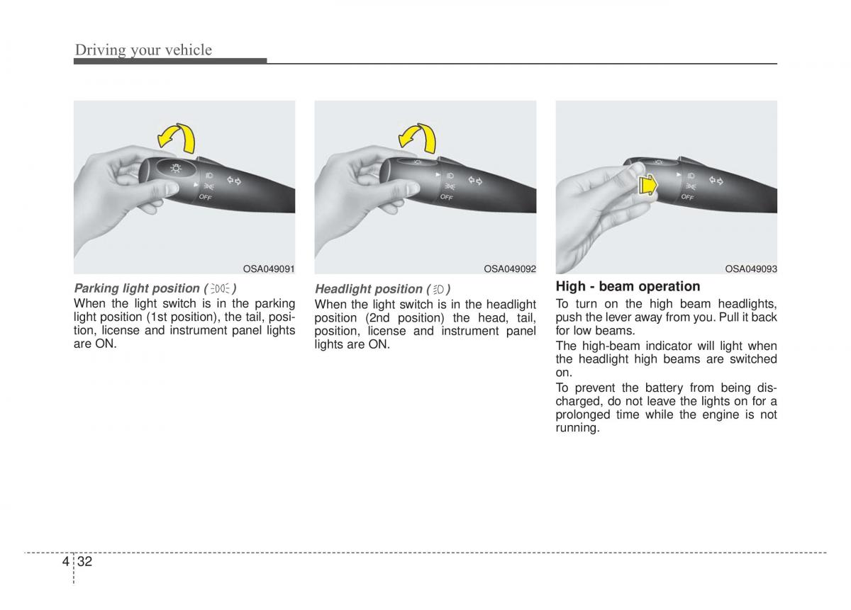 KIA Rio Pride DE owners manual / page 158