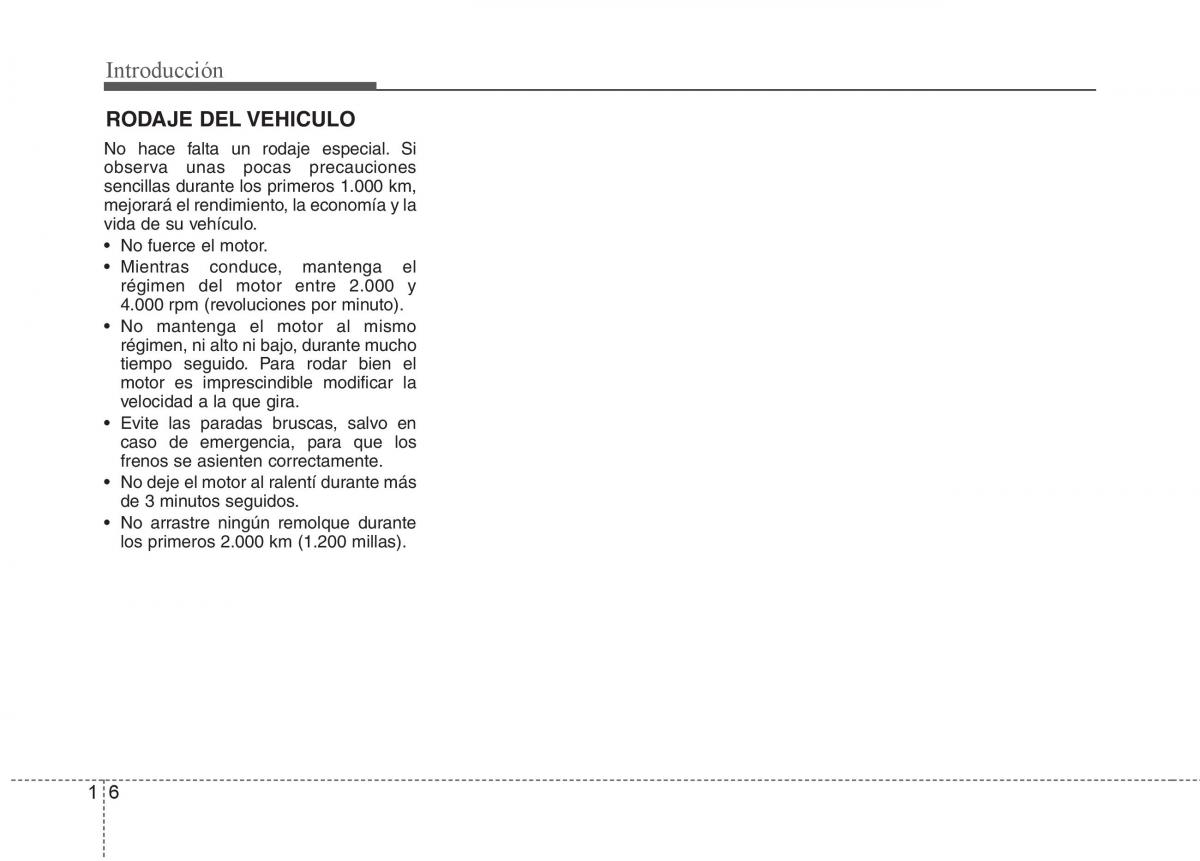 KIA Rio Pride UB manual del propietario / page 6