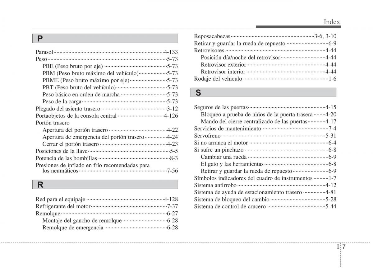 KIA Rio Pride UB manual del propietario / page 509