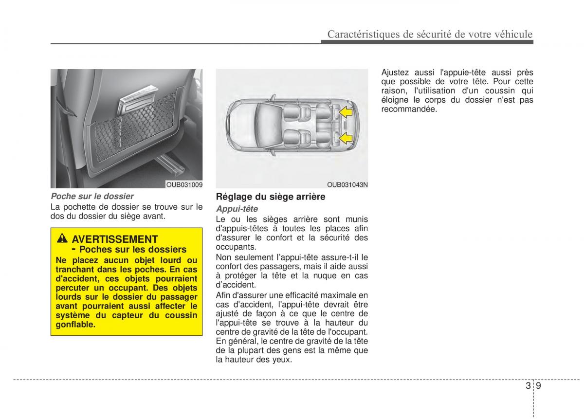 KIA Rio Pride UB manuel du proprietaire / page 22