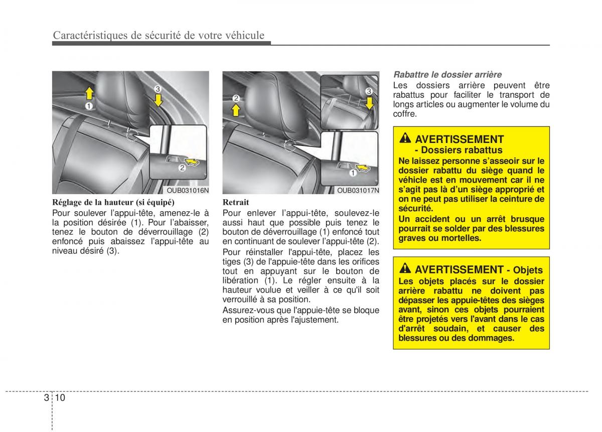 KIA Rio Pride UB manuel du proprietaire / page 23