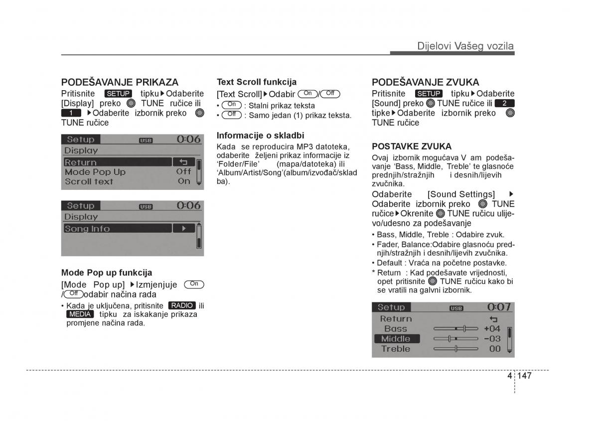 KIA Rio Pride UB vlasnicko uputstvo / page 224