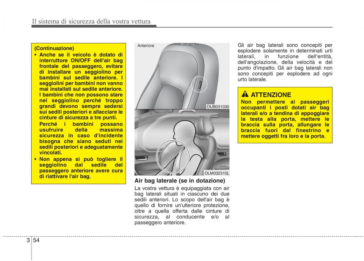 KIA Rio Pride UB manuale del proprietario / page 70