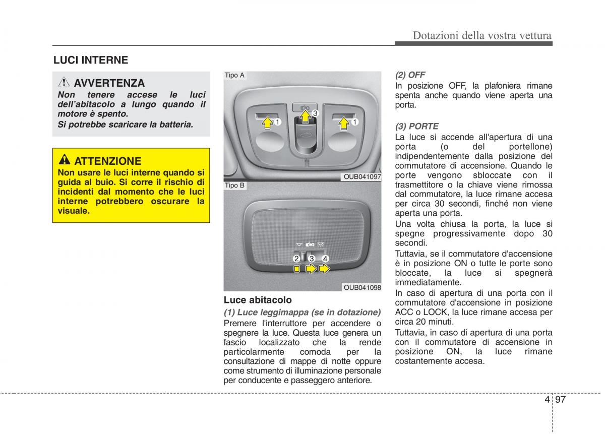 KIA Rio Pride UB manuale del proprietario / page 177