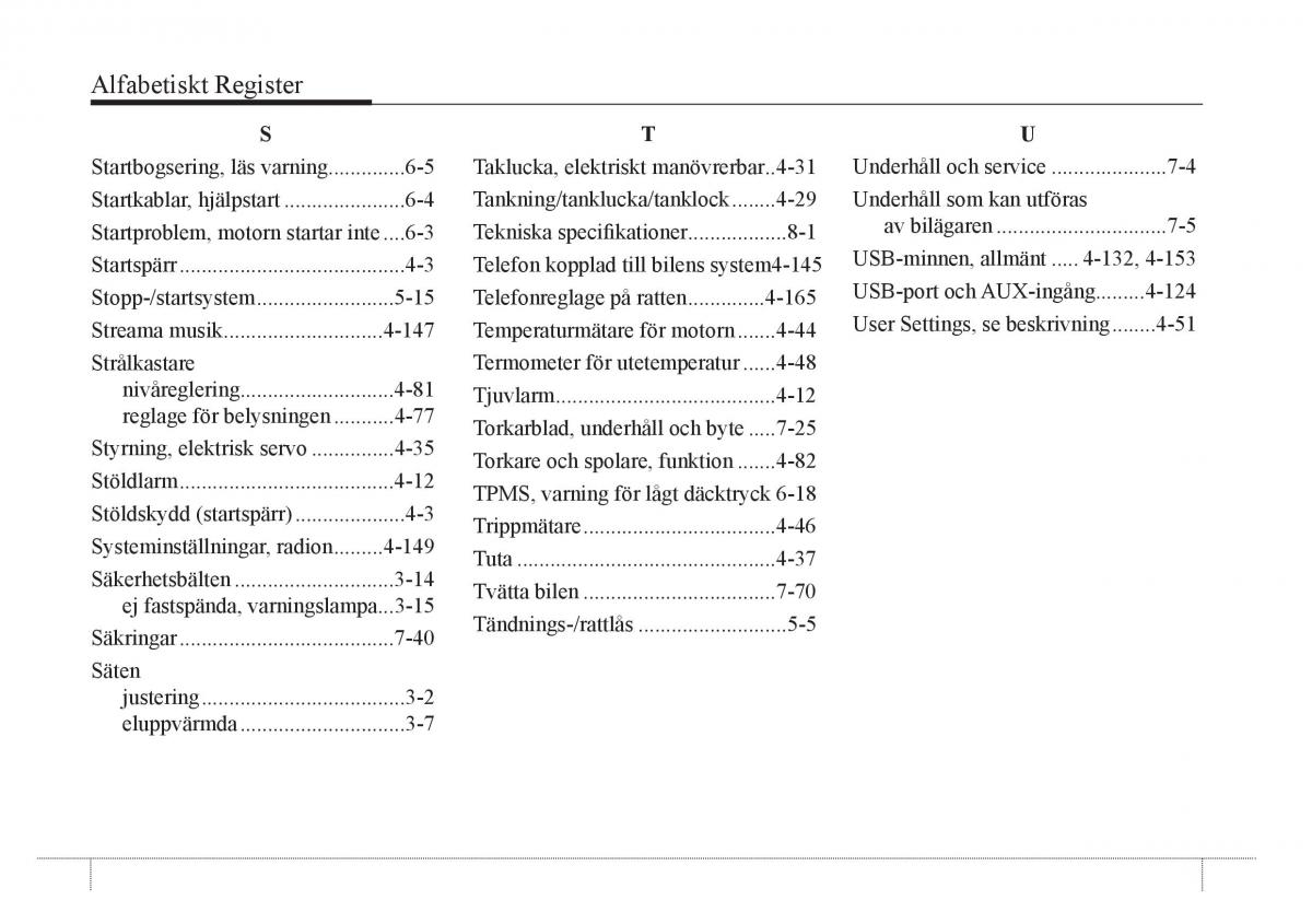 KIA Rio Pride UB instruktionsbok / page 11