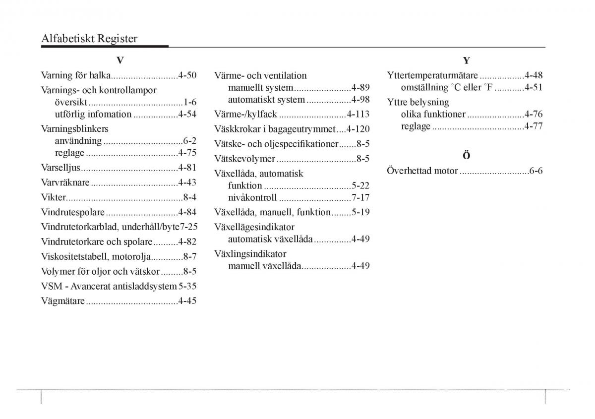 KIA Rio Pride UB instruktionsbok / page 12