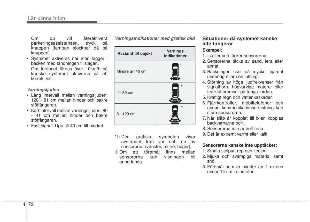 KIA Rio Pride UB instruktionsbok / page 144
