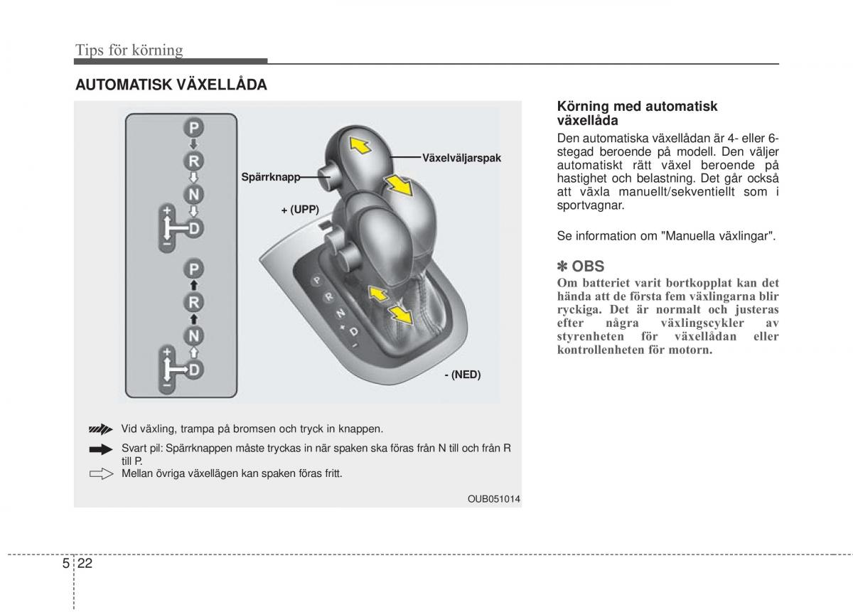 KIA Rio Pride UB instruktionsbok / page 260