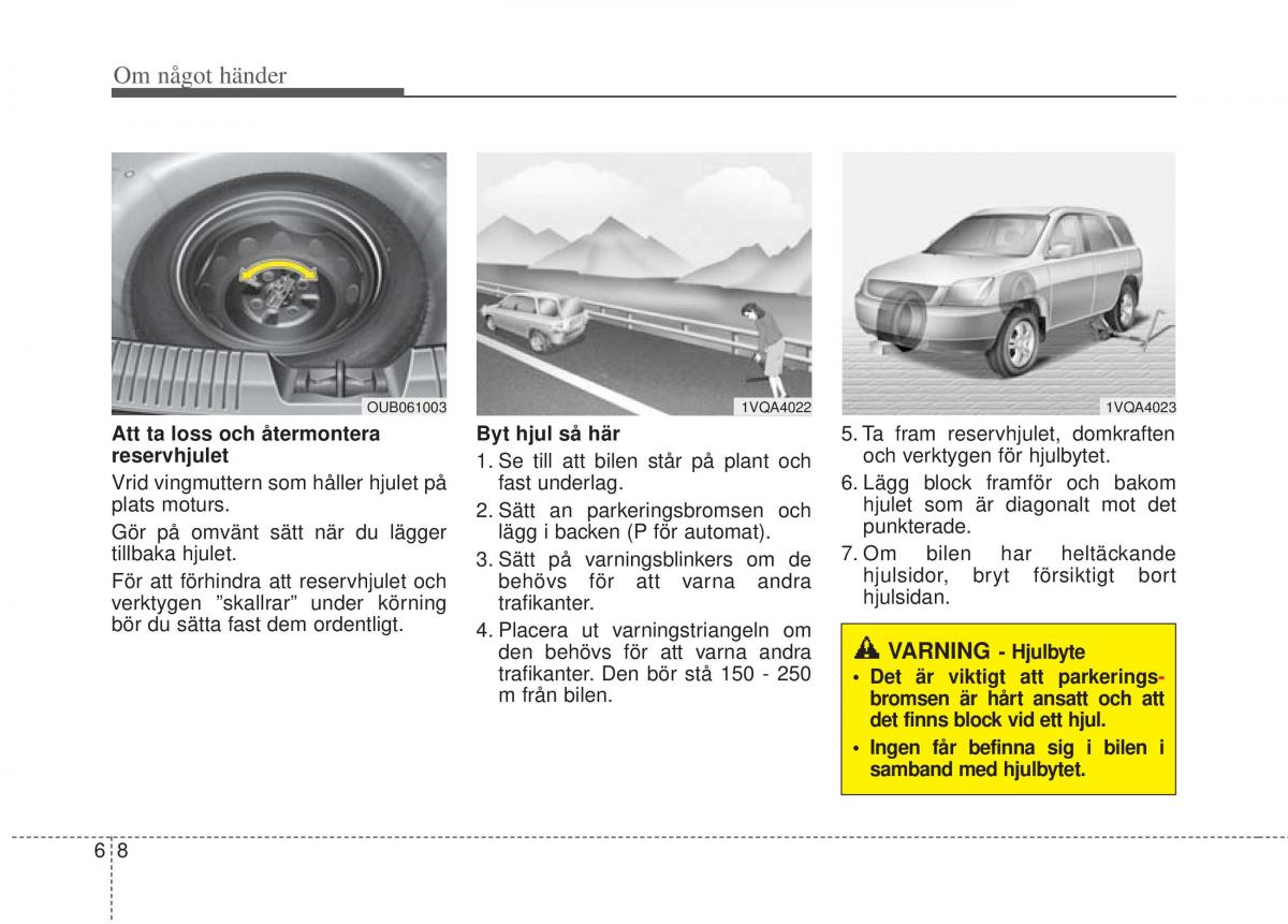 KIA Rio Pride UB instruktionsbok / page 311