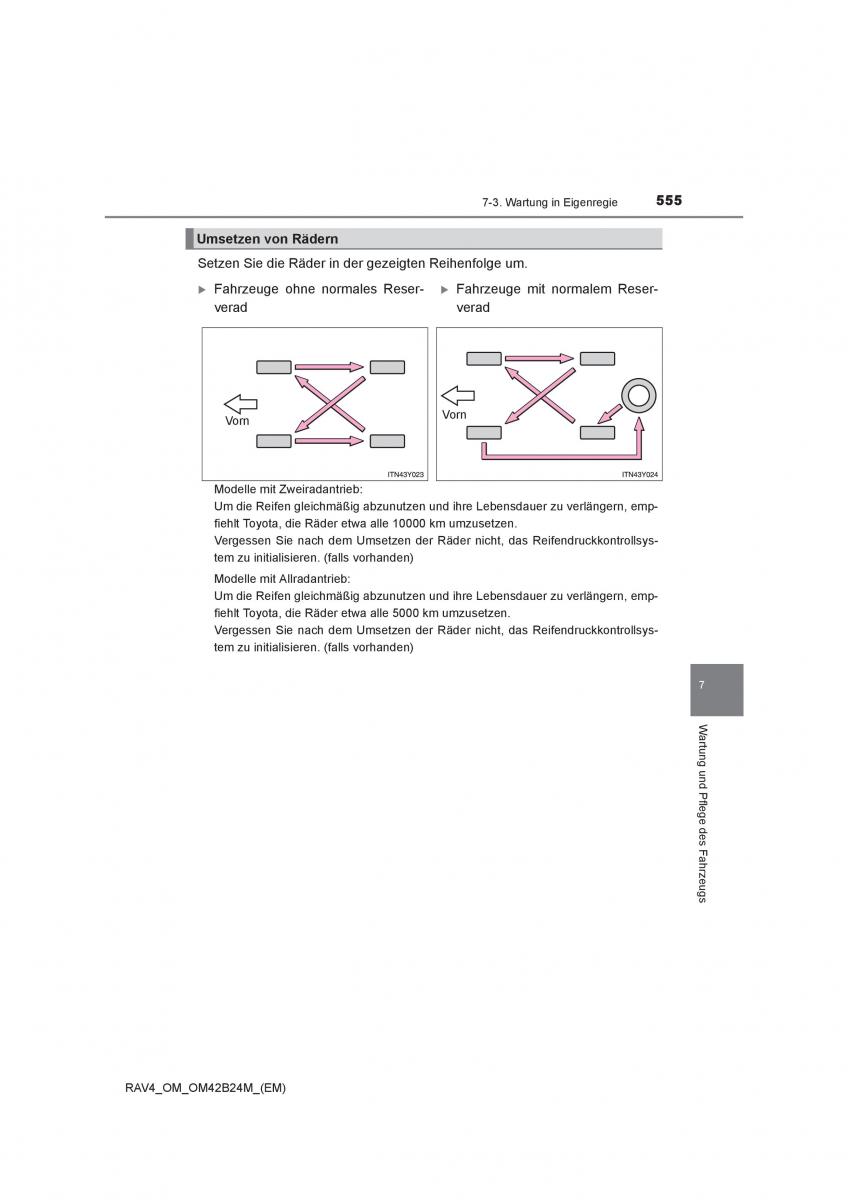 Toyota RAV4 IV 4 Handbuch / page 555