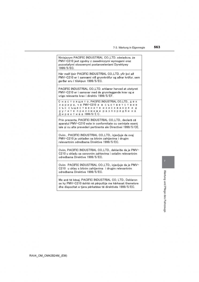 Toyota RAV4 IV 4 Handbuch / page 563