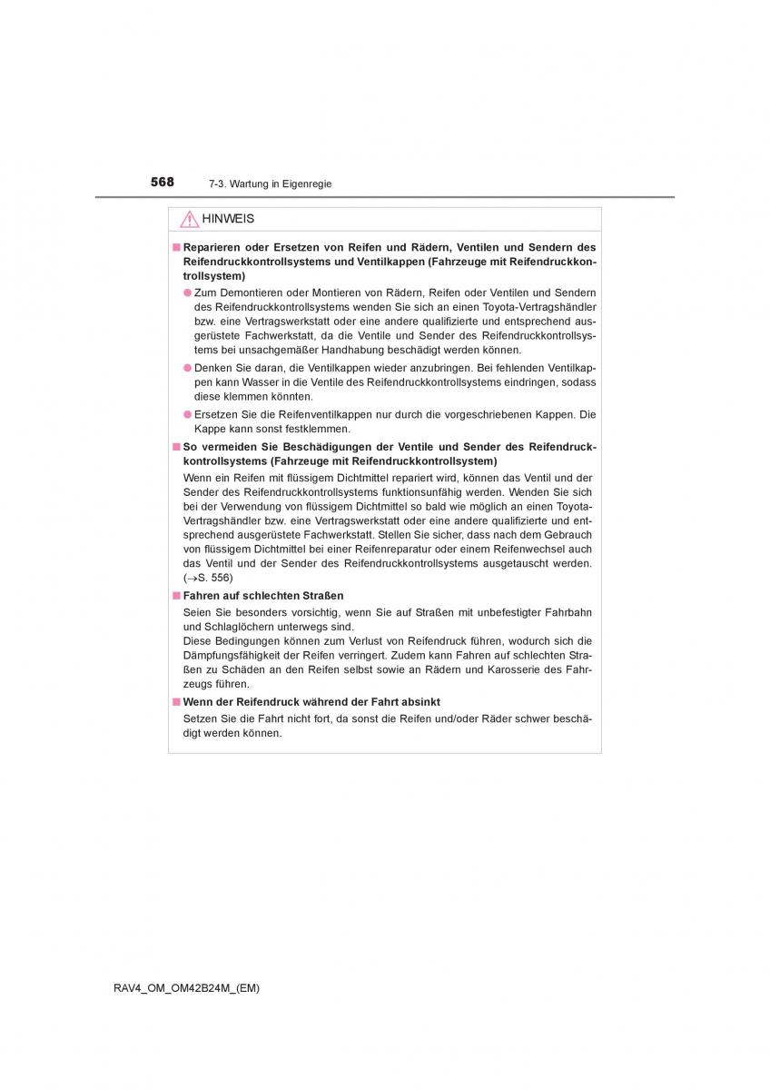 Toyota RAV4 IV 4 Handbuch / page 568