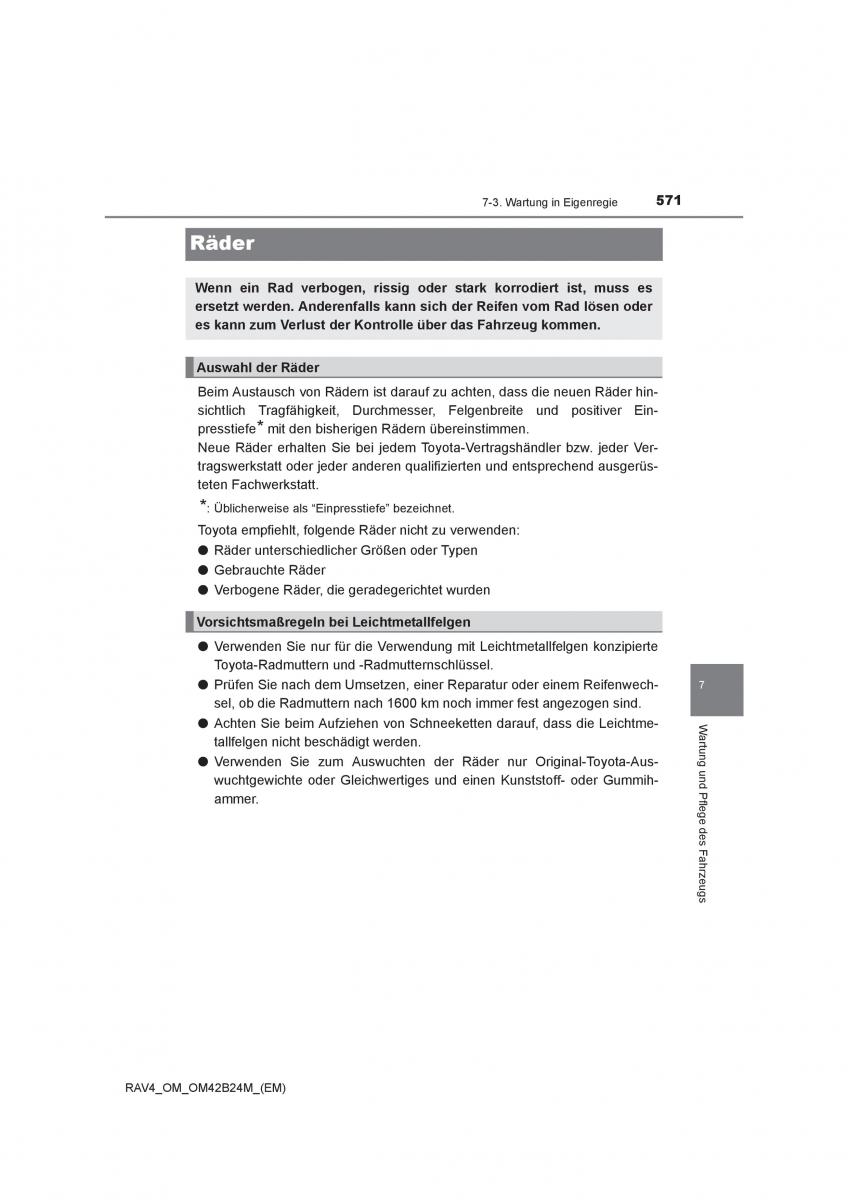 Toyota RAV4 IV 4 Handbuch / page 571