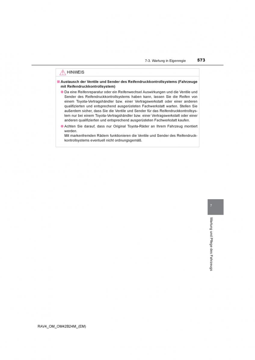 Toyota RAV4 IV 4 Handbuch / page 573