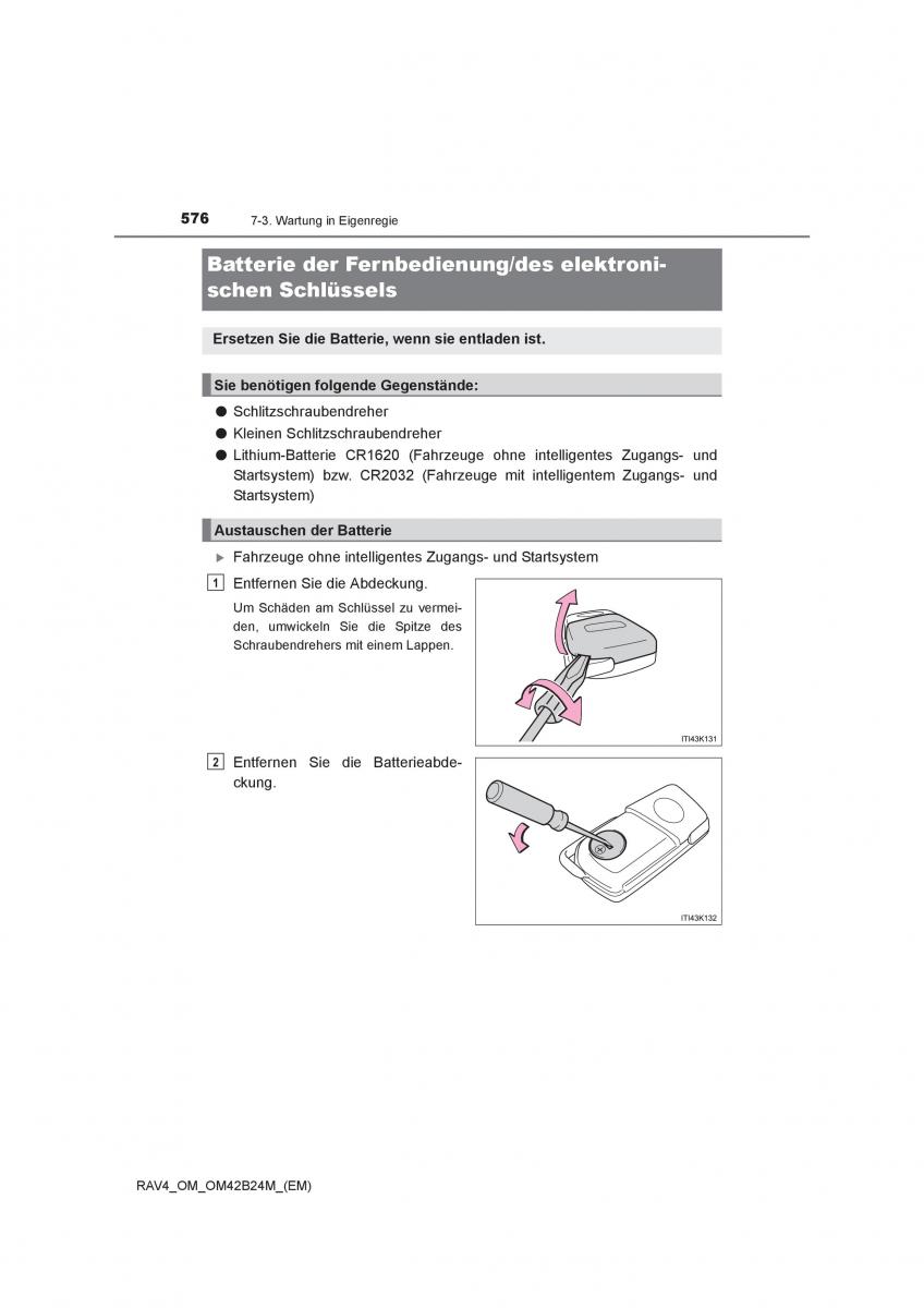 Toyota RAV4 IV 4 Handbuch / page 576