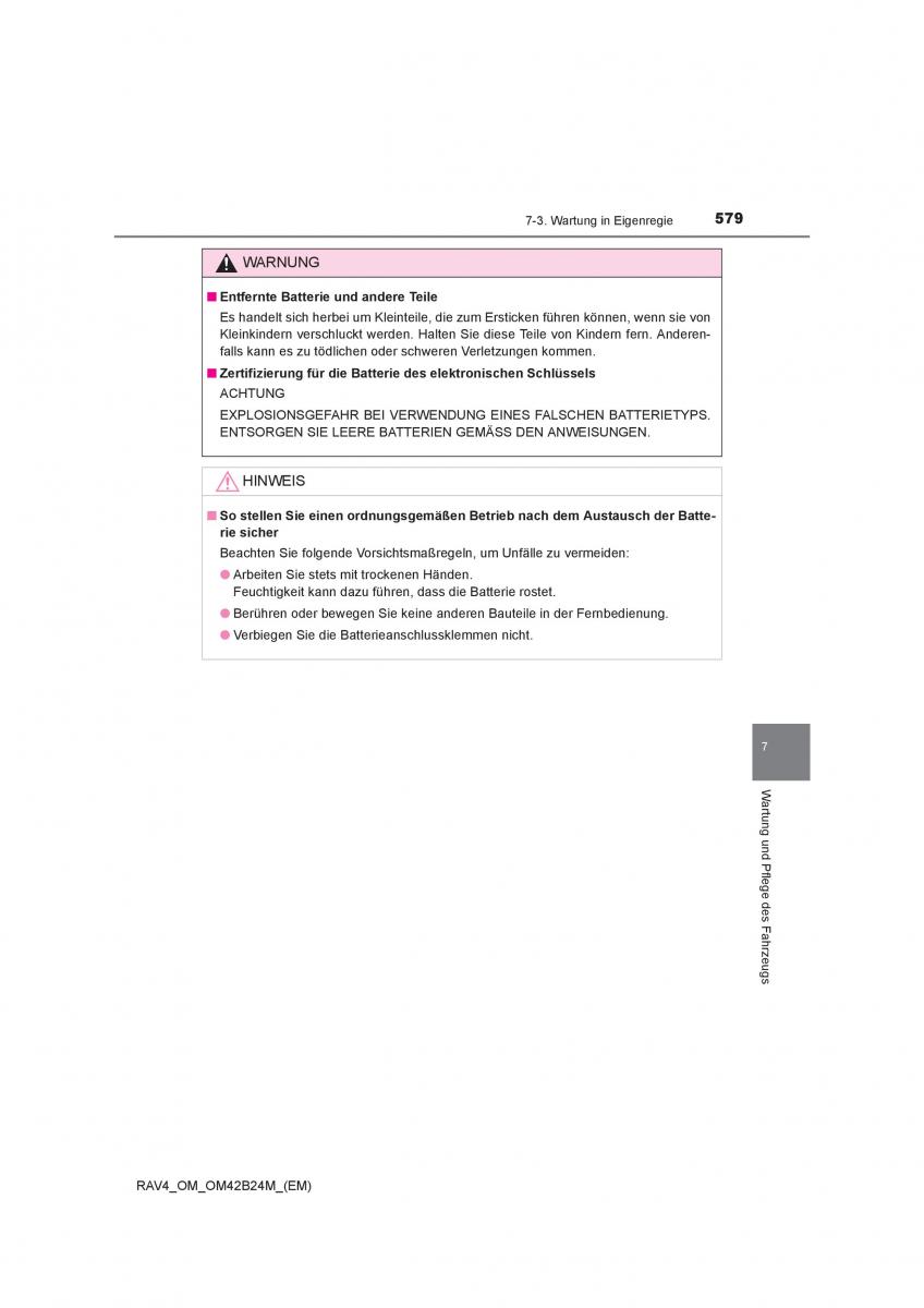 Toyota RAV4 IV 4 Handbuch / page 579
