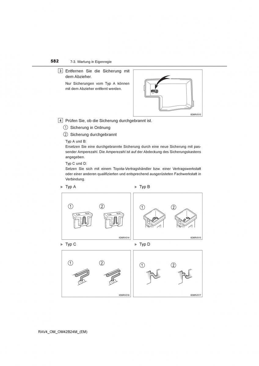 Toyota RAV4 IV 4 Handbuch / page 582