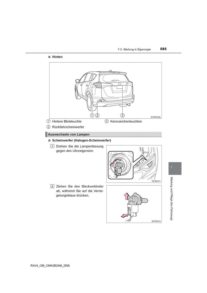 Toyota RAV4 IV 4 Handbuch / page 585