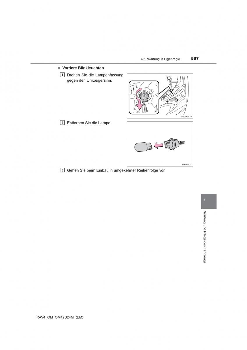 Toyota RAV4 IV 4 Handbuch / page 587