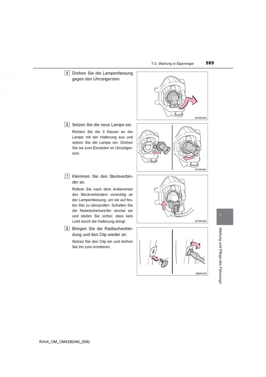 Toyota RAV4 IV 4 Handbuch / page 589
