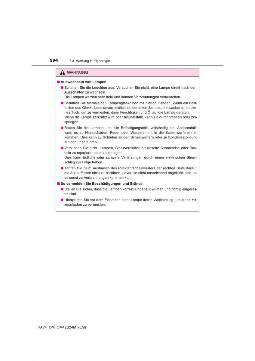 Toyota RAV4 IV 4 Handbuch / page 594