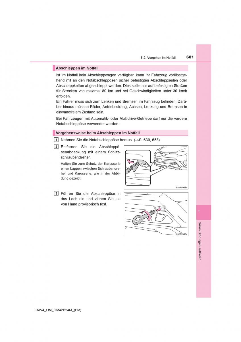Toyota RAV4 IV 4 Handbuch / page 601