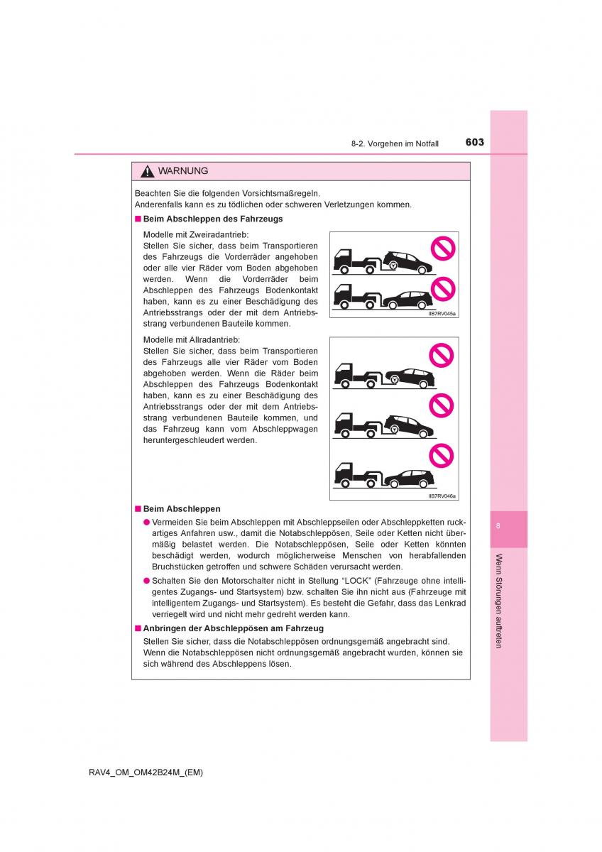Toyota RAV4 IV 4 Handbuch / page 603