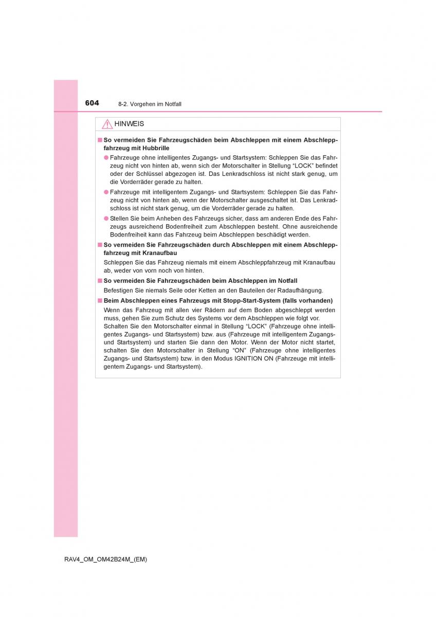 Toyota RAV4 IV 4 Handbuch / page 604