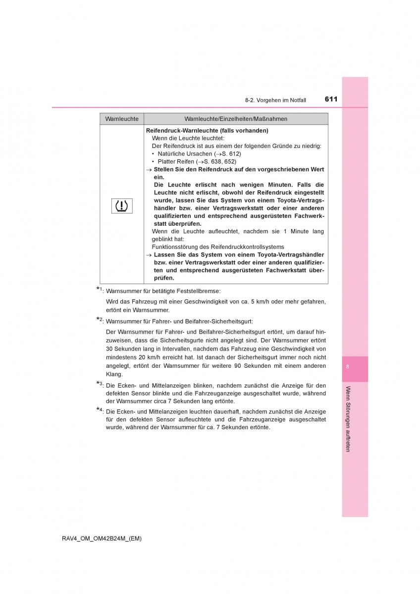 Toyota RAV4 IV 4 Handbuch / page 611