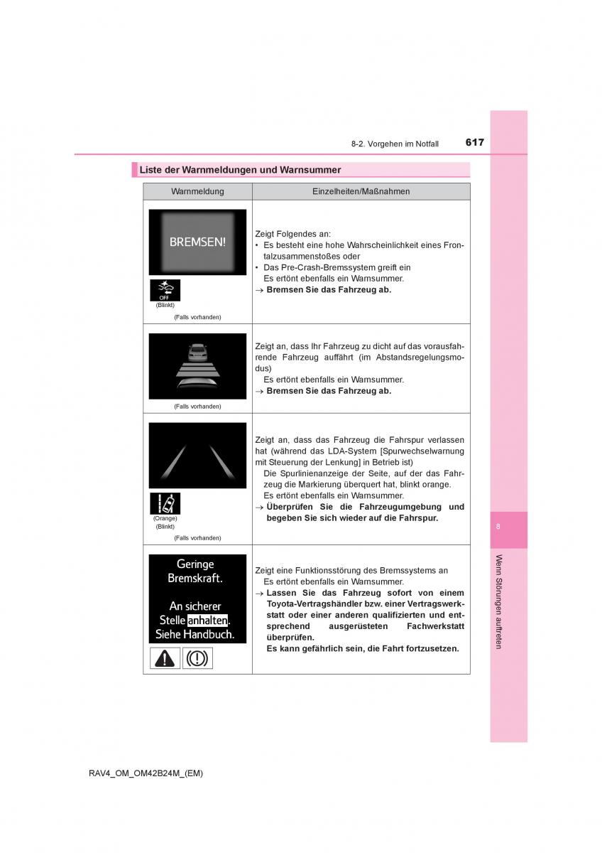 Toyota RAV4 IV 4 Handbuch / page 617