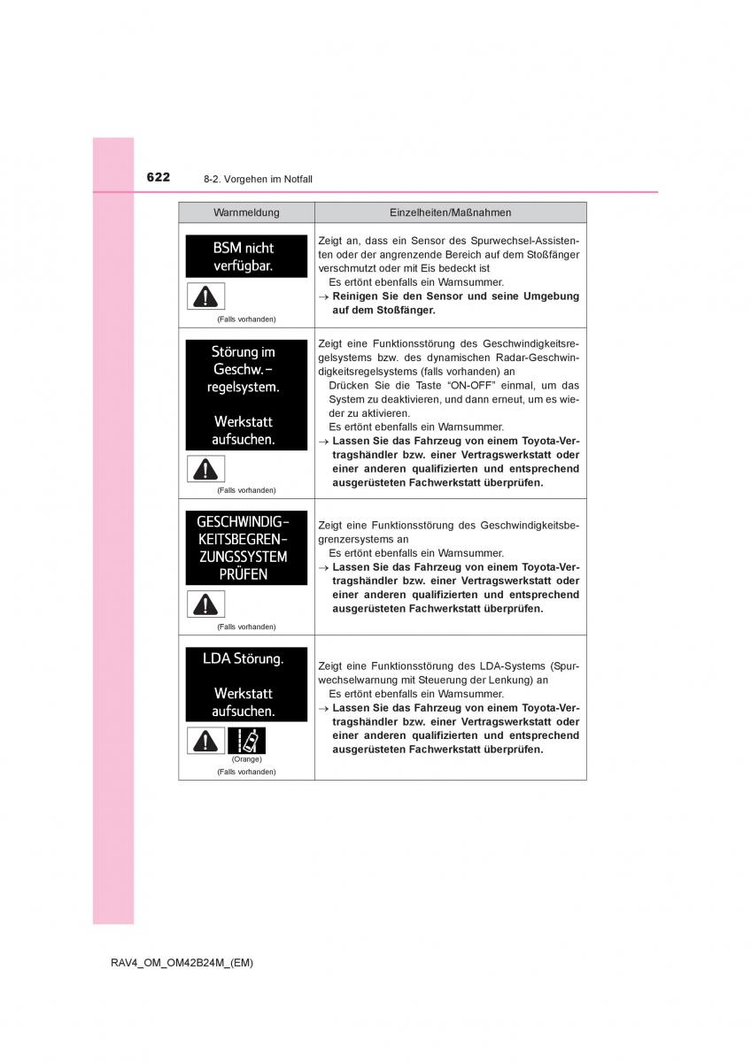 Toyota RAV4 IV 4 Handbuch / page 622