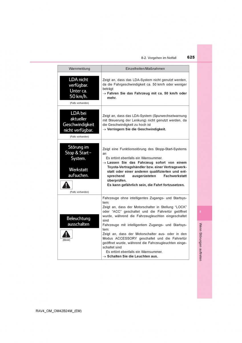 Toyota RAV4 IV 4 Handbuch / page 625