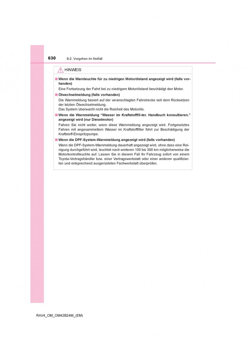 Toyota RAV4 IV 4 Handbuch / page 630