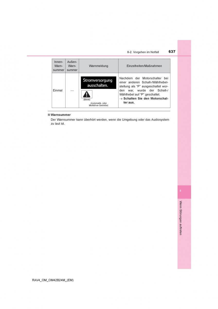 Toyota RAV4 IV 4 Handbuch / page 637