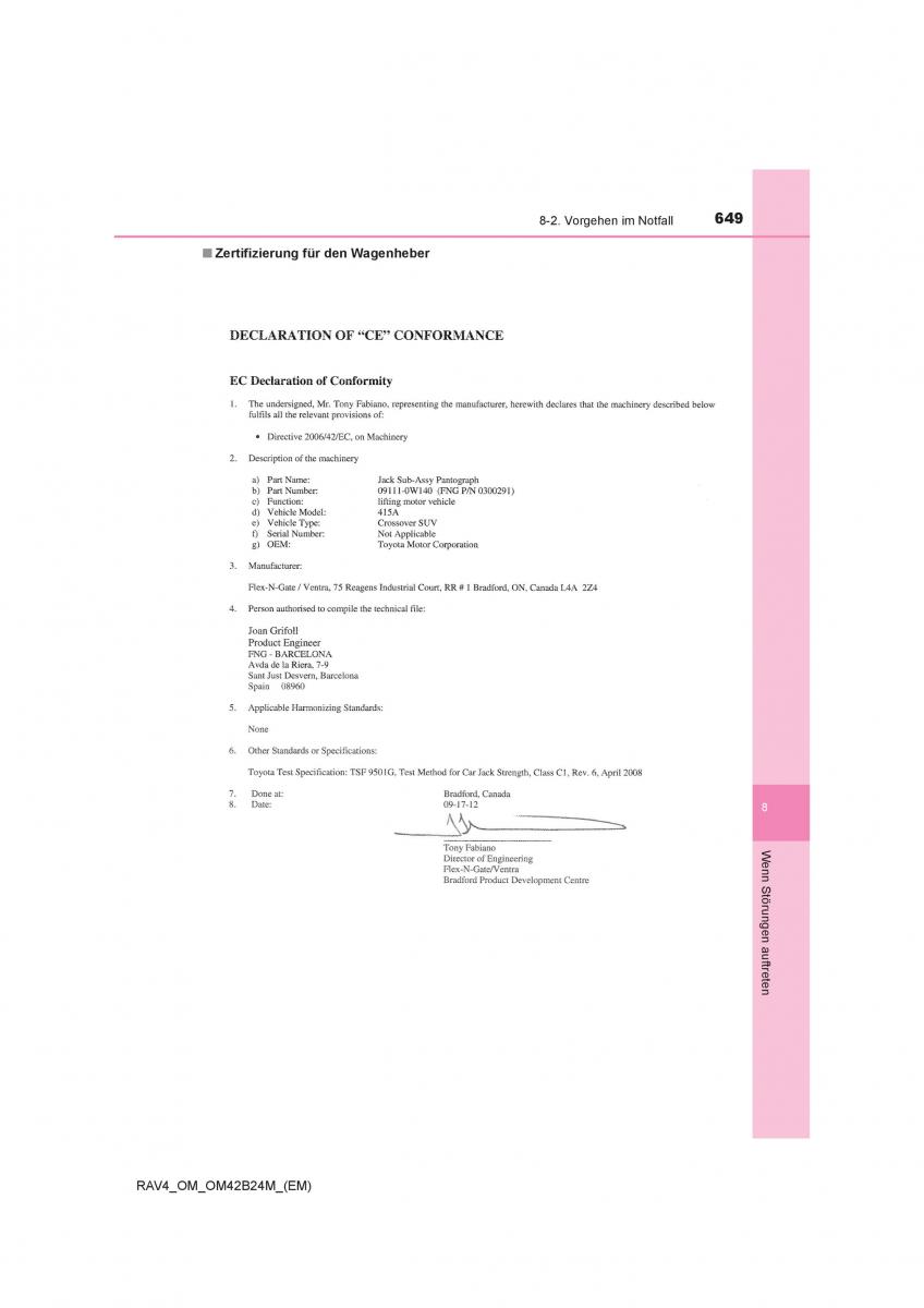 Toyota RAV4 IV 4 Handbuch / page 649