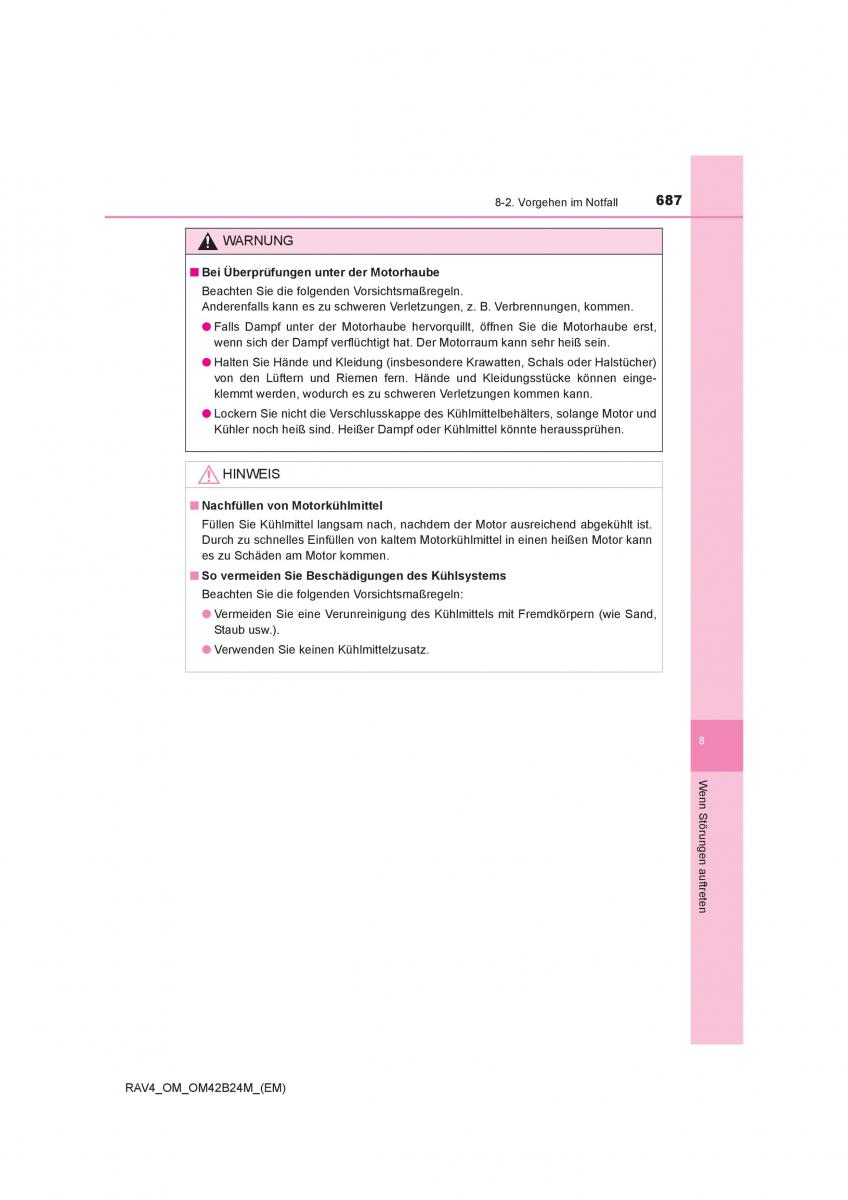 Toyota RAV4 IV 4 Handbuch / page 687