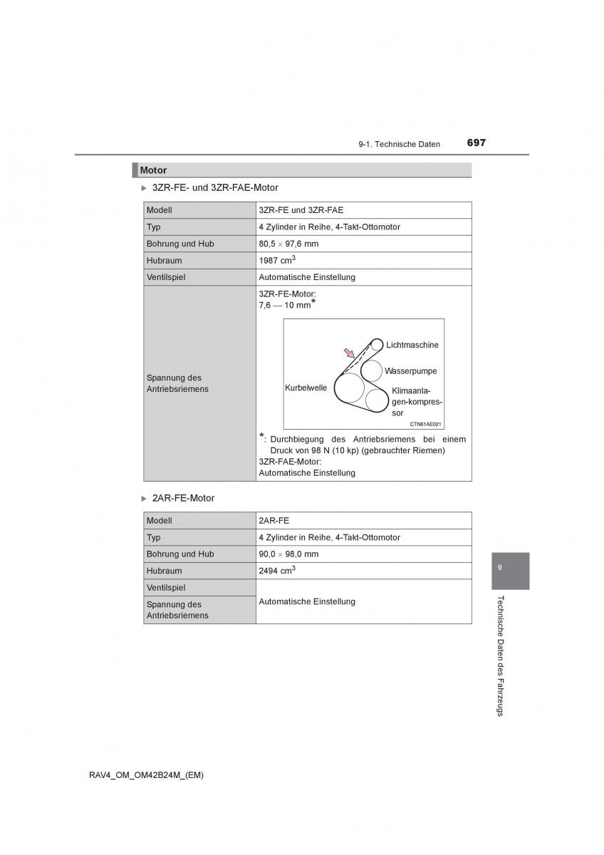 Toyota RAV4 IV 4 Handbuch / page 697