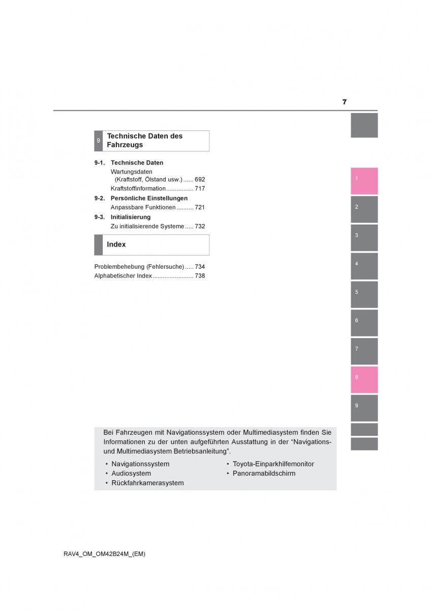 manual  Toyota RAV4 IV 4 Handbuch / page 7