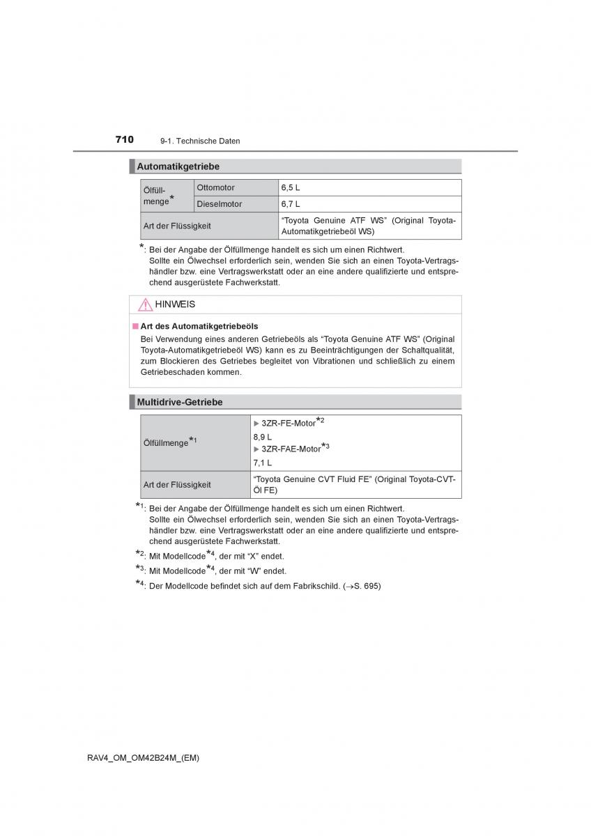 Toyota RAV4 IV 4 Handbuch / page 710