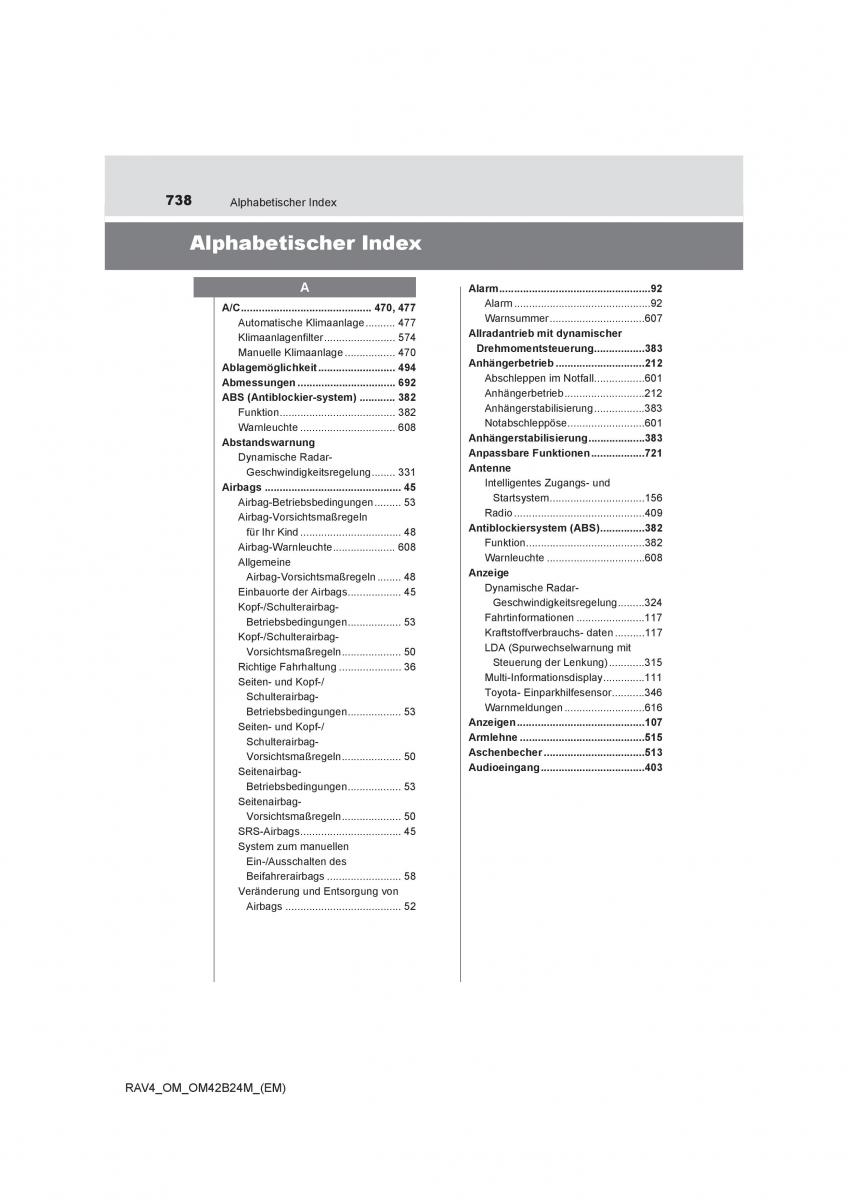 Toyota RAV4 IV 4 Handbuch / page 738