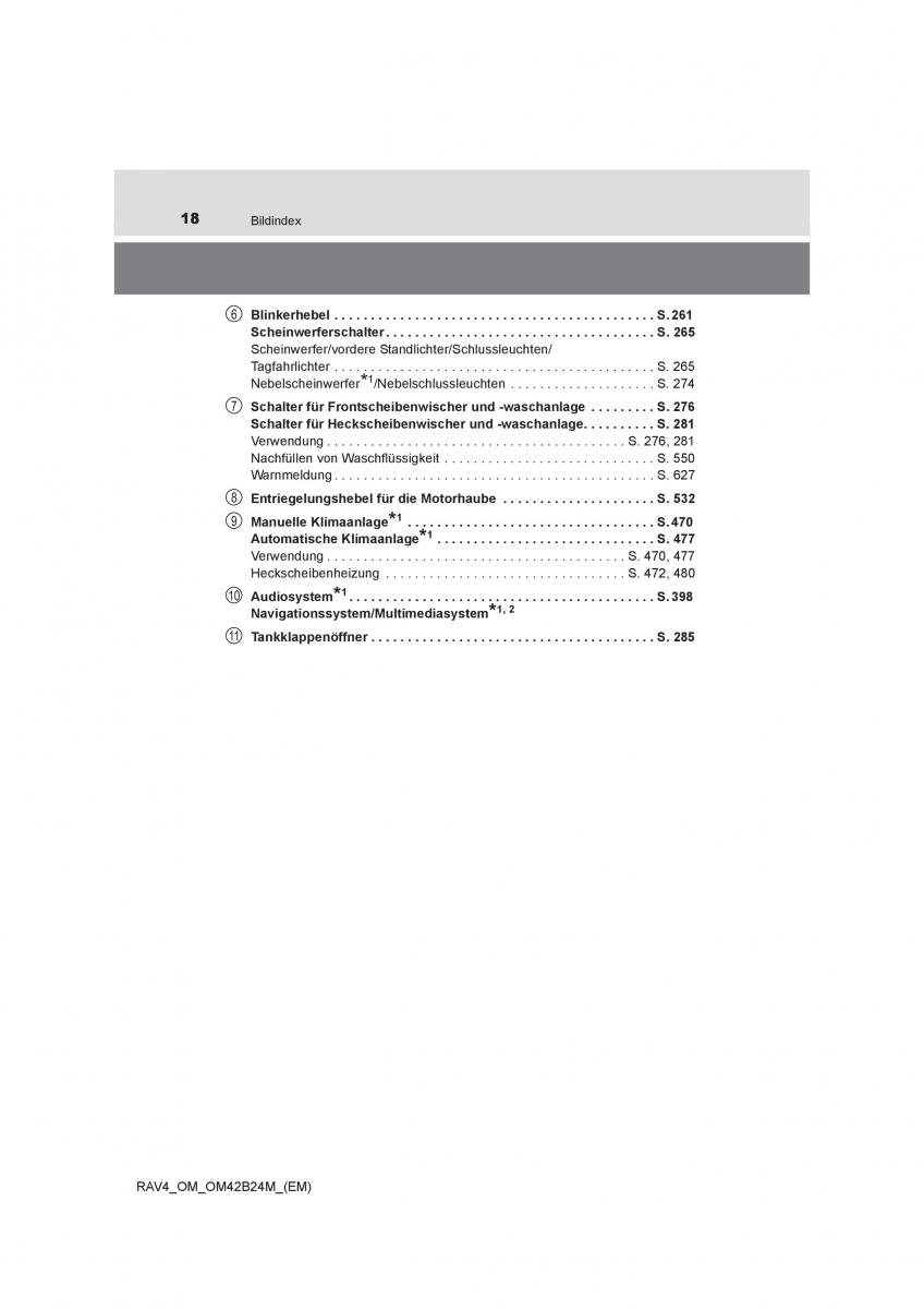 manual  Toyota RAV4 IV 4 Handbuch / page 18