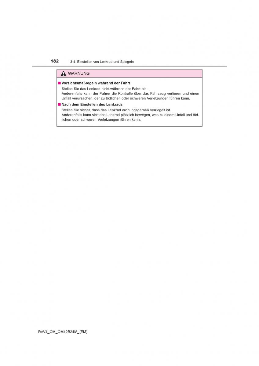 Toyota RAV4 IV 4 Handbuch / page 182