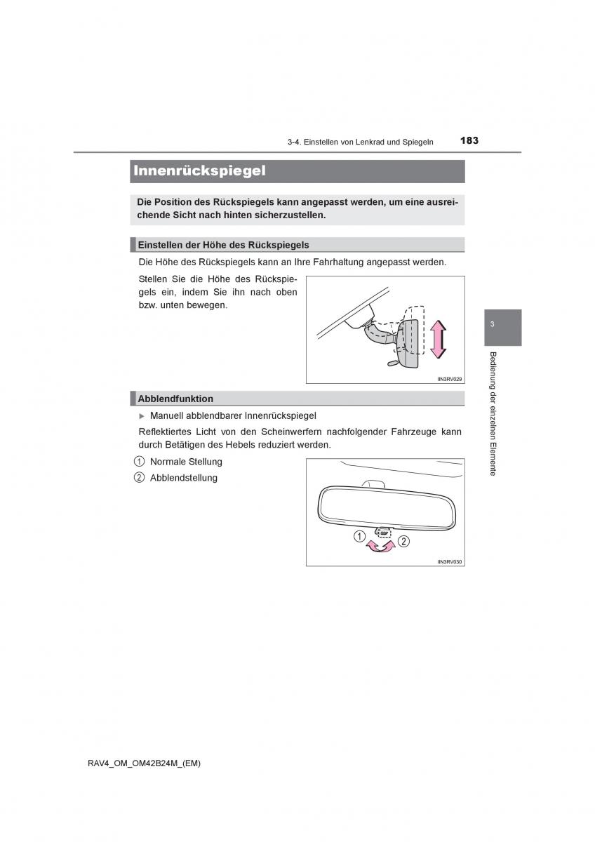 Toyota RAV4 IV 4 Handbuch / page 183