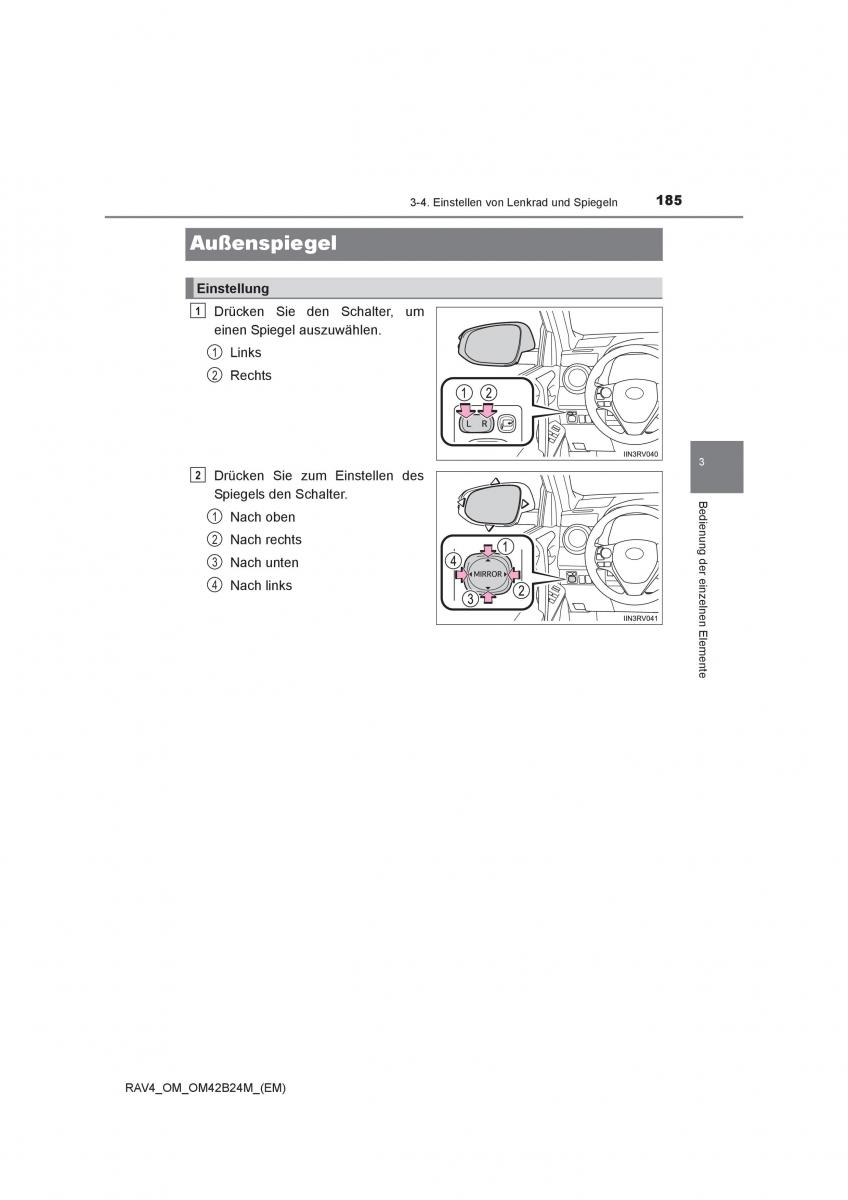 Toyota RAV4 IV 4 Handbuch / page 185