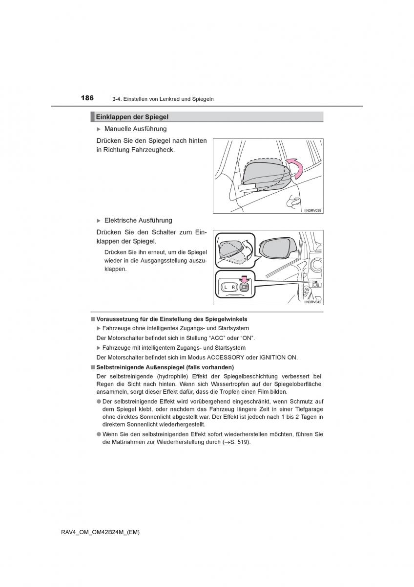 Toyota RAV4 IV 4 Handbuch / page 186